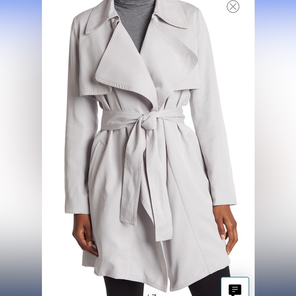 Club Monaco trench coat size M EUC - Picture 2 of 5